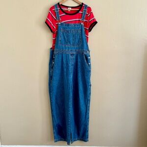 Vintage 90s GAP overalls- Wide leg- XL